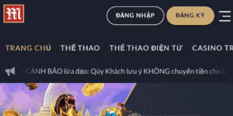 Đăng nhập M88 lưu ý